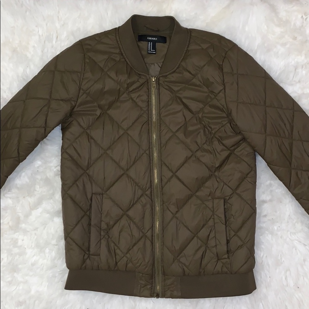 Puffed Bomber Jacket